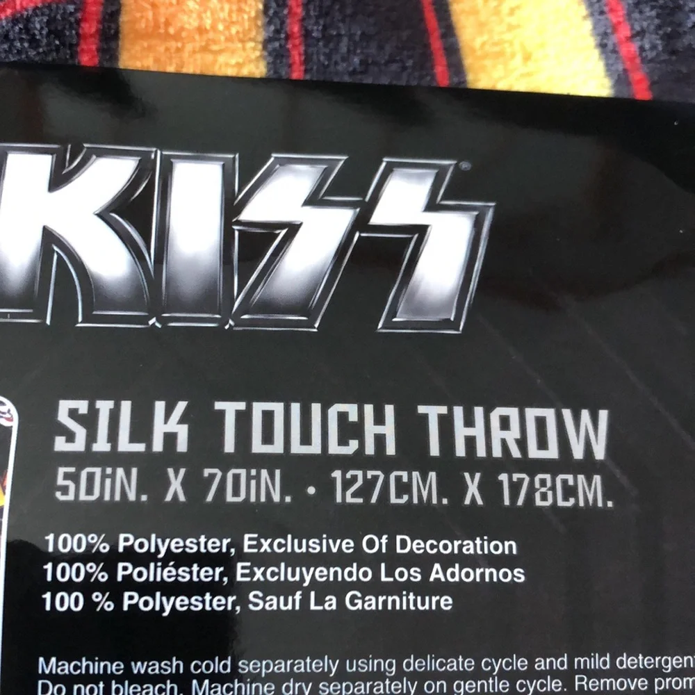 KISS Throw Blanket